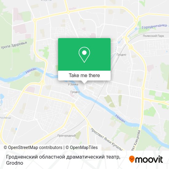 Гродненский областной драматический театр map