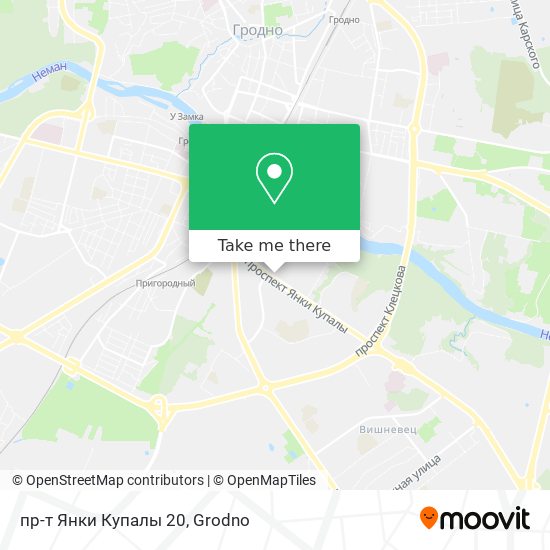 пр-т Янки Купалы 20 map