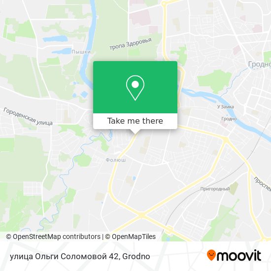 улица Ольги Соломовой 42 map
