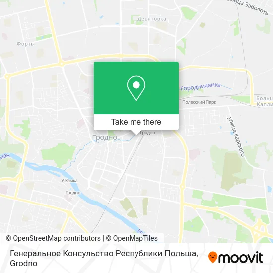 Генеральное Консульство Республики Польша map