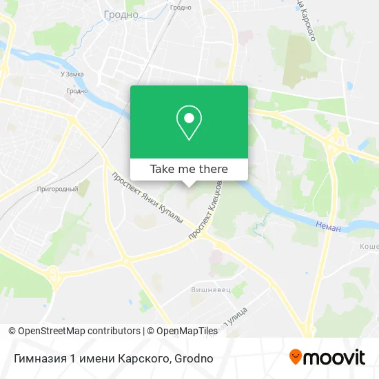 Гимназия 1 имени Карского map