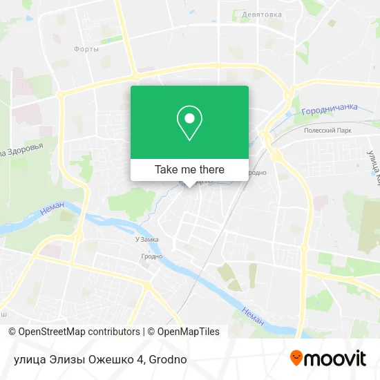 улица Элизы Ожешко 4 map