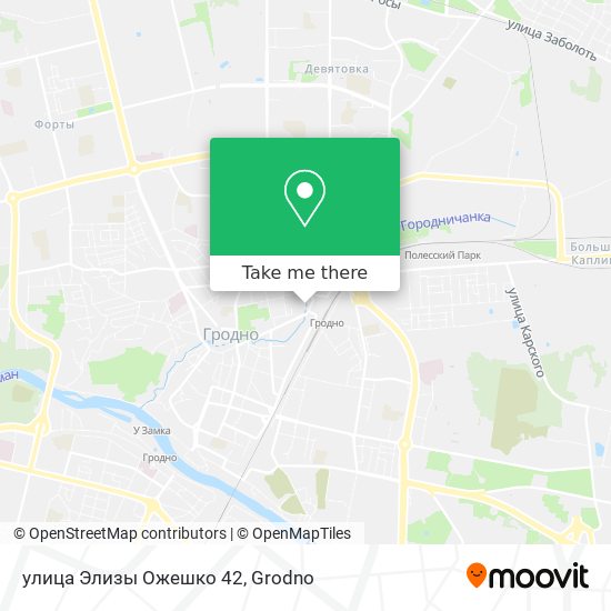 улица Элизы Ожешко 42 map