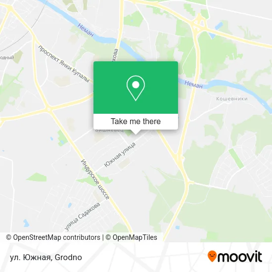 ул. Южная map