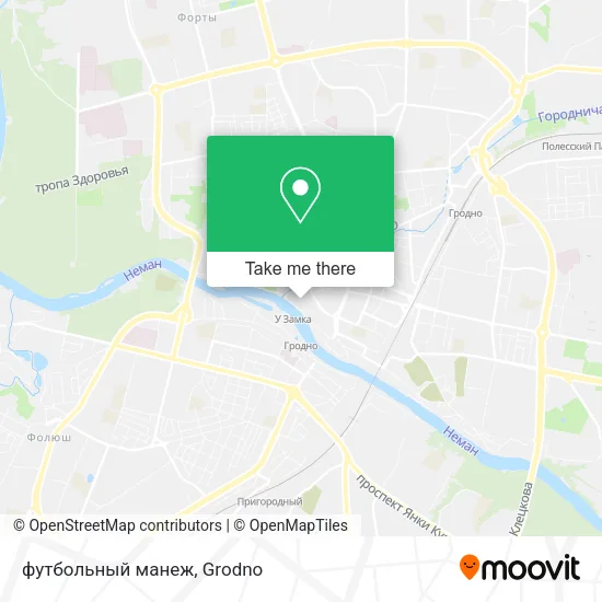 футбольный манеж map
