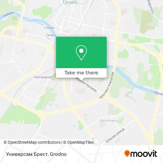 Универсам Брест map
