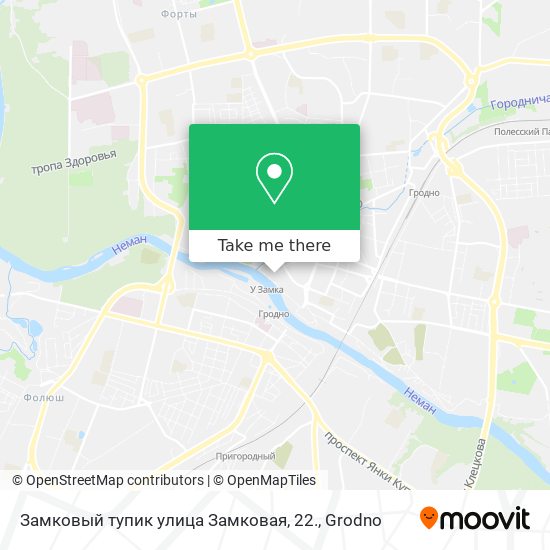 Замковый тупик улица Замковая, 22. map
