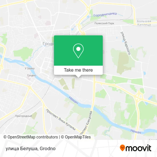 улица Белуша map