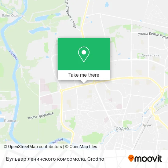 Бульвар ленинского комсомола map