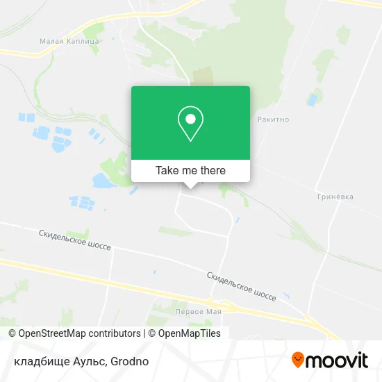 кладбище Аульс map