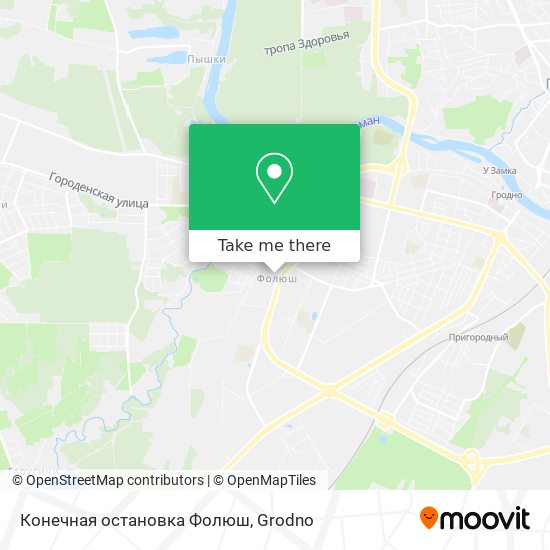 Конечная остановка Фолюш map