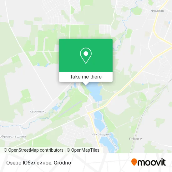 Озеро Юбилейное map