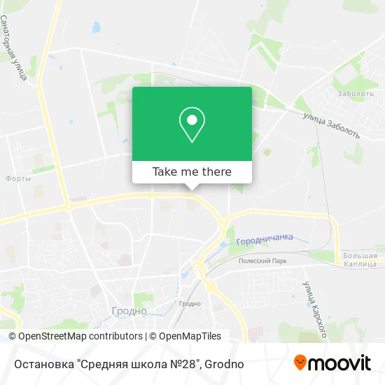 Остановка "Средняя школа №28" map