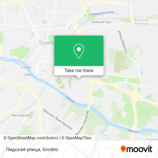 Лидская улица map