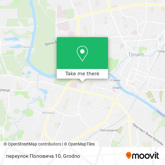 переулок Поповича 10 map