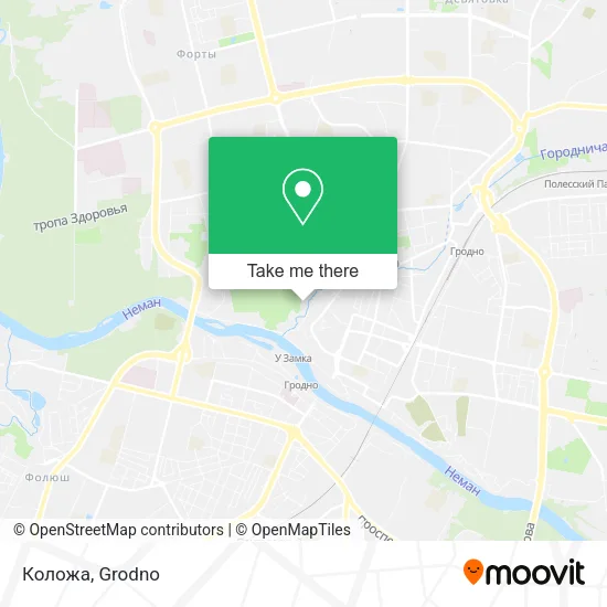 Коложа map