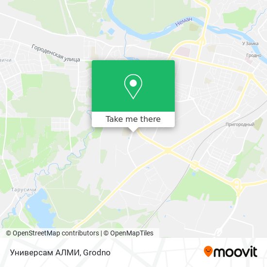 Универсам АЛМИ map