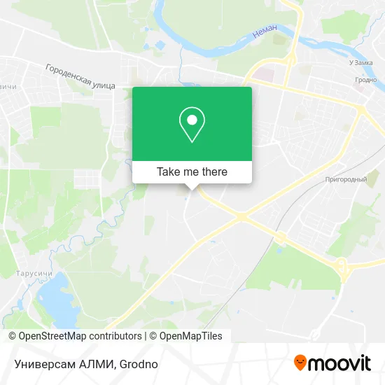 Универсам АЛМИ map