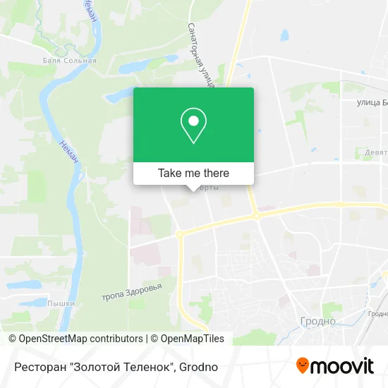 Ресторан "Золотой Теленок" map