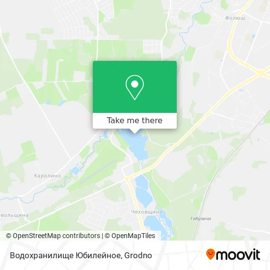 Водохранилище Юбилейное map