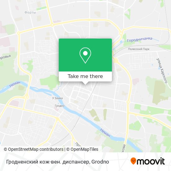 Гродненский кож-вен. диспансер map
