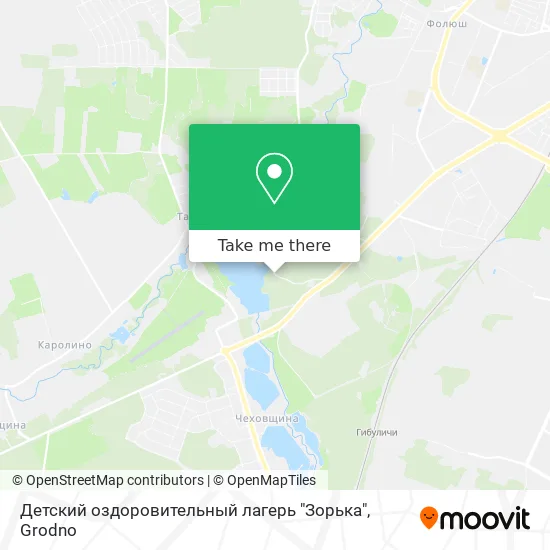 Детский оздоровительный лагерь "Зорька" map