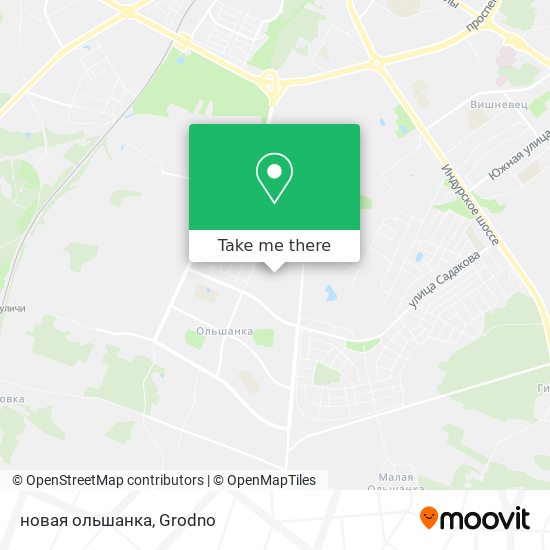 новая ольшанка map