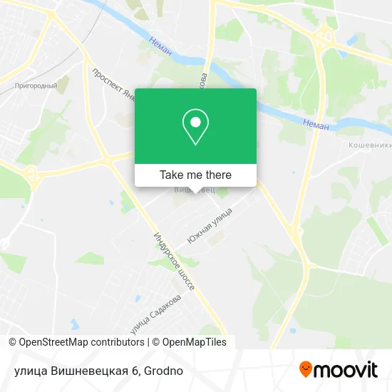 улица Вишневецкая 6 map