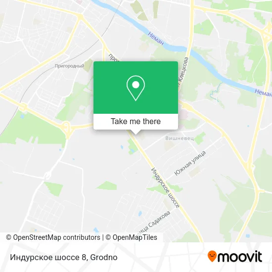 Индурское шоссе 8 map