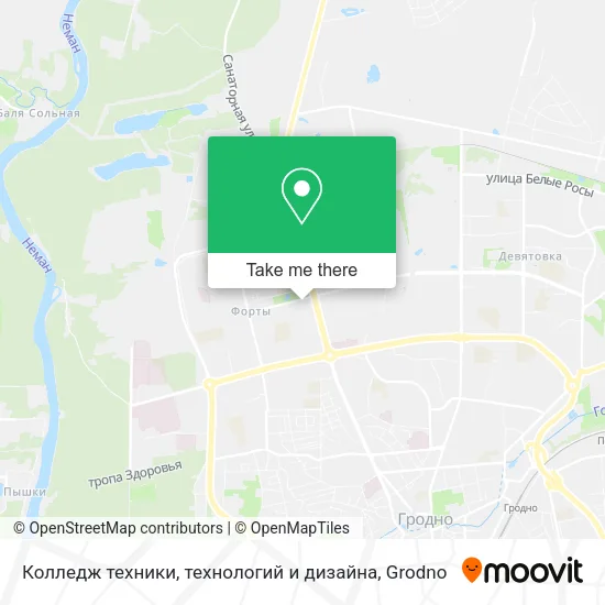 Колледж техники, технологий и дизайна map