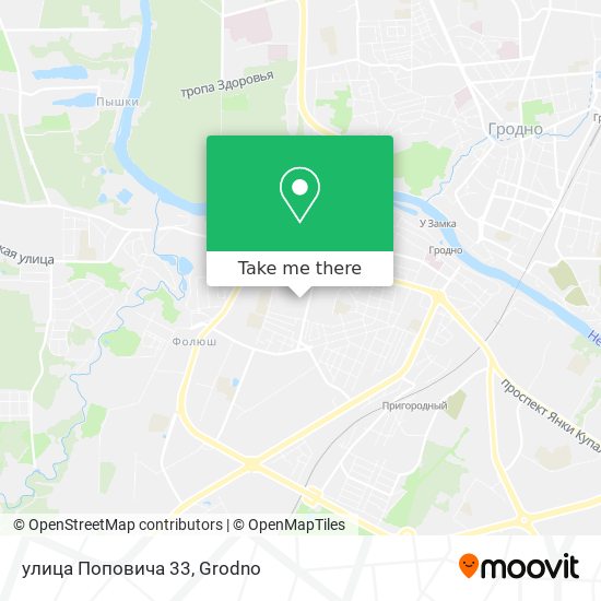 улица Поповича 33 map