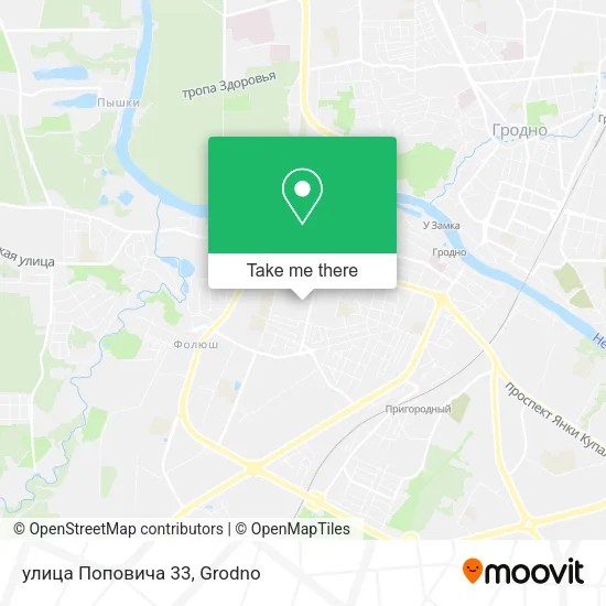 улица Поповича 33 map