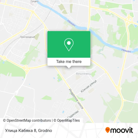 Улица Кабяка 8 map