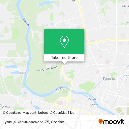 улица Калиновского 75 map