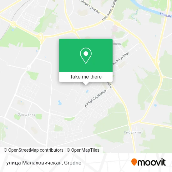 улица Малаховичская map