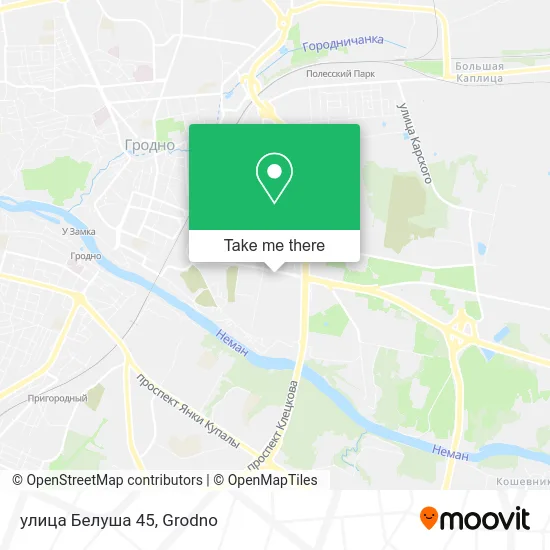 улица Белуша 45 map
