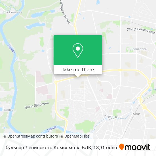 бульвар Ленинского Комсомола БЛК, 18 map