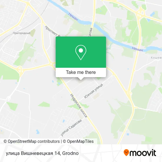 улица Вишневецкая 14 map