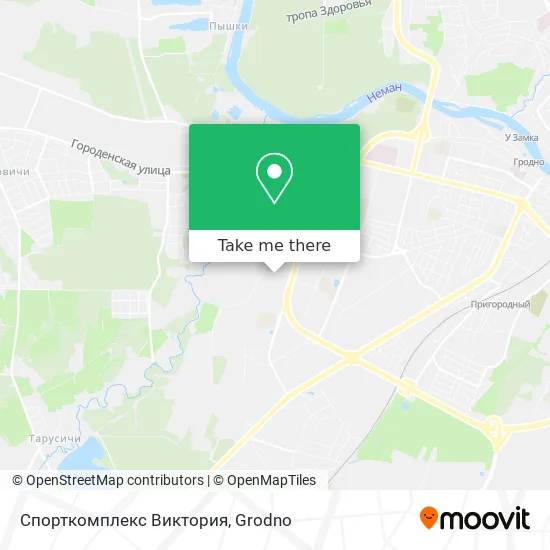 Спорткомплекс Виктория map
