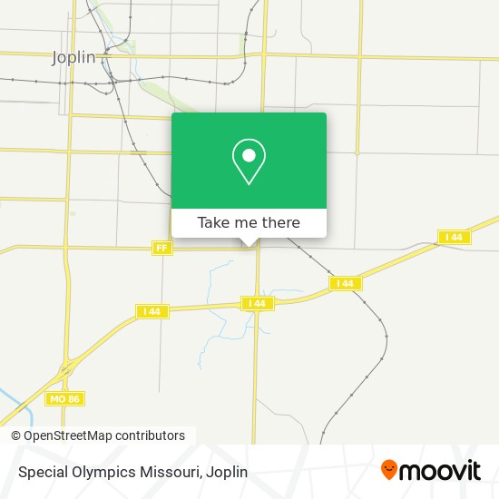 Special Olympics Missouri map