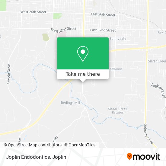 Joplin Endodontics map