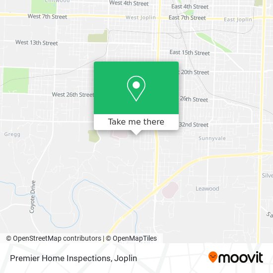 Premier Home Inspections map