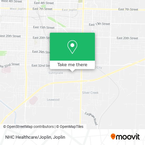 NHC Healthcare/Joplin map