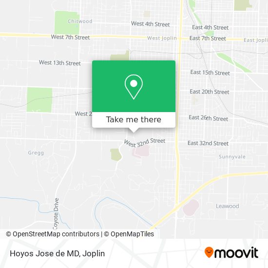 Hoyos Jose de MD map