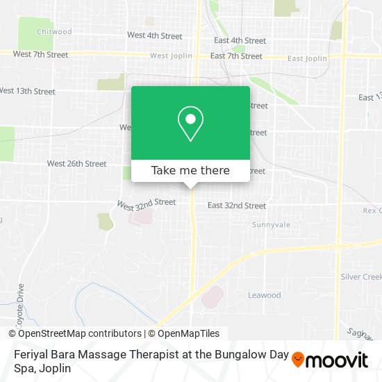 Feriyal Bara Massage Therapist at the Bungalow Day Spa map