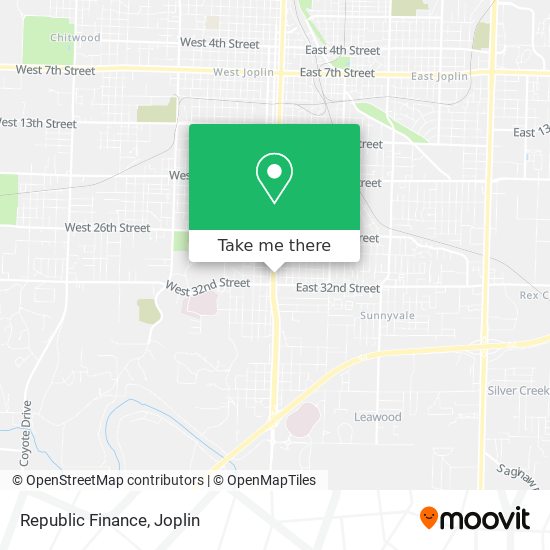 Republic Finance map