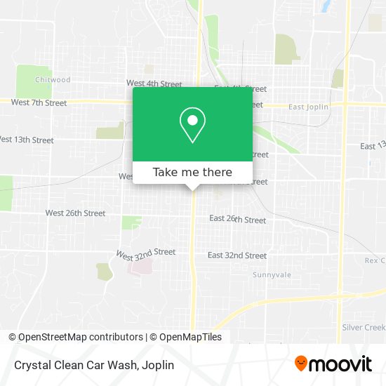 Mapa de Crystal Clean Car Wash