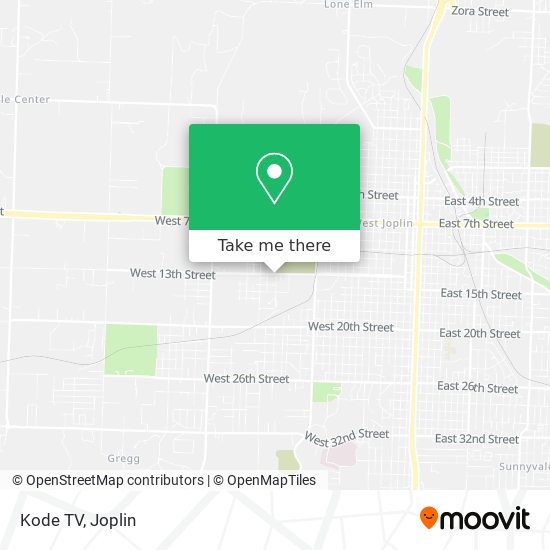 Kode TV map