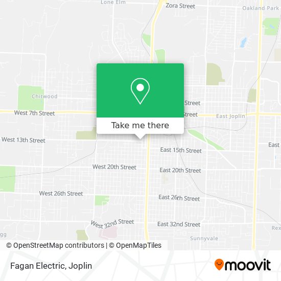 Mapa de Fagan Electric