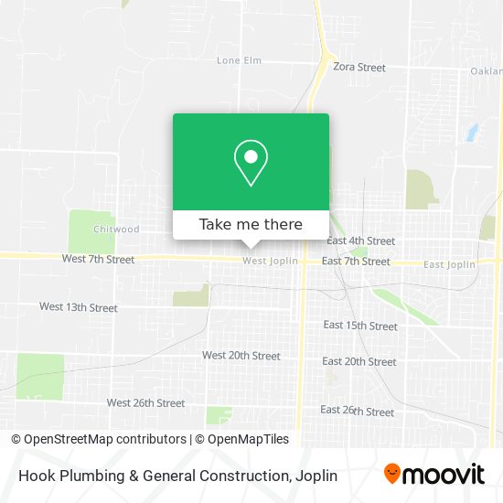 Hook Plumbing & General Construction map